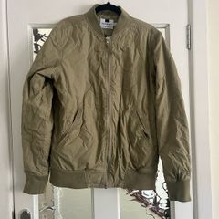 Khaki green Mens Jacket Topman Medium