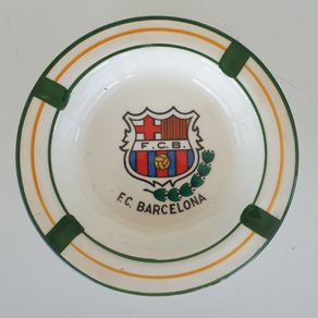FC Barcelona ceramic ashtray