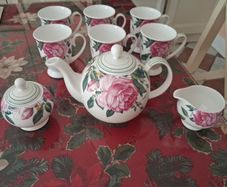 Newbridge Rose Collection Tea set and 6 cups