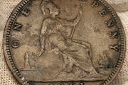 Great Britain 1861 Penny Coin