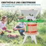 12L Manual Fruit Press Wine Cider Juice Maker Stainless Steel Crusher Image 7