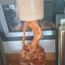 Tree Root Table Lamp on Stand Image 2