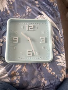 Blue wall Clock
