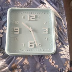 Blue wall Clock