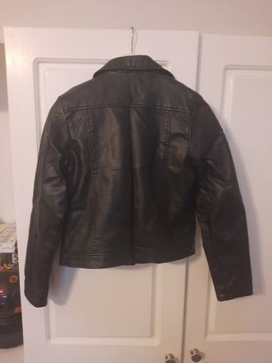Girls Leather Look Jacket