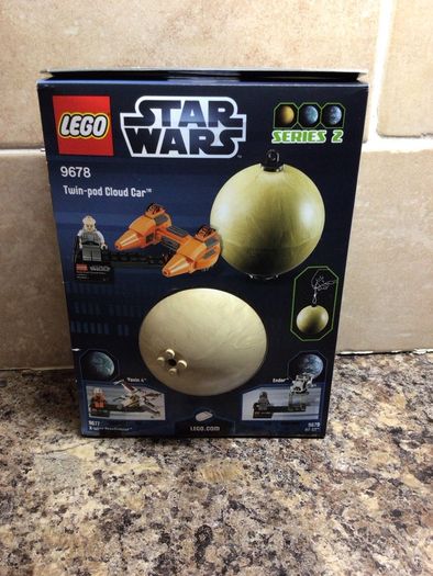 Star Wars twin pod cloud car & bespin Lego set no 9678 unopened and new
