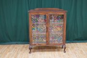 Quality Oak Glazed Display Cabinet