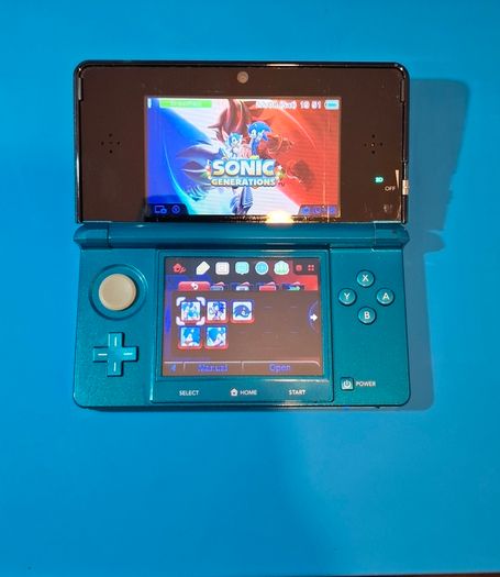 3DS Aqua Blue (Modded)
