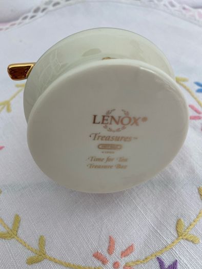Lenox Treasures Trinket Box "Time For Tea"