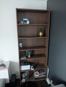 Brown Walnut Bookshelf - IKEA - 2M