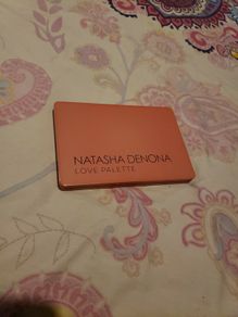 stunning Natasha Denona Love Eyeshadow Palette - sensual valentine pinks - used