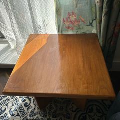 wooden square table