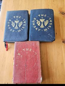 The Sunday Missal X 3 1970s Vintage Hardbacks In Good Condition.  See Photos For Same.