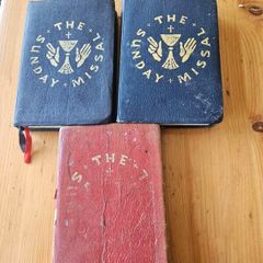 The Sunday Missal X 3 1970s Vintage Hardbacks In Good Condition.  See Photos For Same.