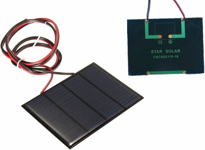 Solar Panel 12v 1.5w 125ma 115 X 85mm
