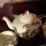 Vintage Acanthus Pottery 7 pieces incl teapot Image 2