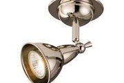 Bright Nickel Finish Spot Lights steel Construction