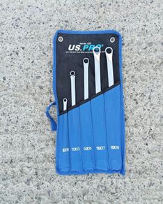 Brand New 5 Pcs Double End Ring Avatation Spanner Set