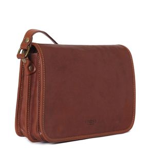 I Medici Firenze Genuine Italian Leather Satchel Dual Compartment Laptop Size