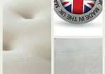 King-size bed and memory foam mattress