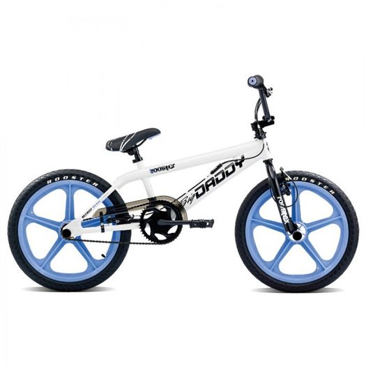 11" Rooster BIG DADDY, 20" Lilac Skyway Mags, White