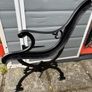 Heavy Cast Iron Garden Bench Ends  Vintage Style  Pair Image 8