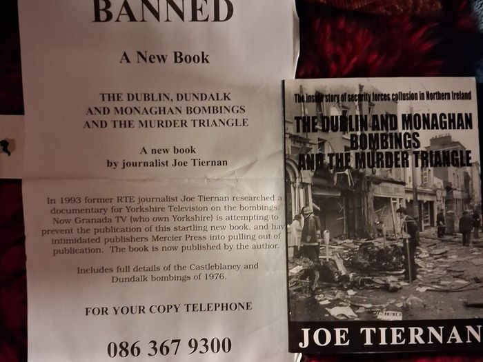 The Dublin & Monaghan Bombings & The Murder Triangle / Joe Tiernan/ 2002