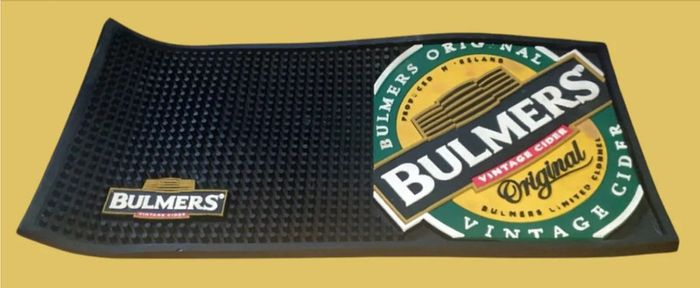 Vintage Bulmers Cider Rubber Bar Runner New