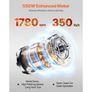 Meat Cutter Machine, 550W Meat Slicer, 350 lb/h Commercial Meat Cutting Machine, Stainless Steel, 3.5 mm Thickness Image 5