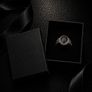 Vintage 925 Sterling Silver Black Onyx Signet Style Ring Image 2