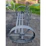 Cart Wheel Bench Grey KAS1361 Image 5
