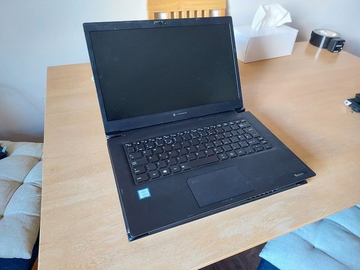 Selling 3 Toshiba Dynabook Tecra A40-E-15X laptops as a job lot.