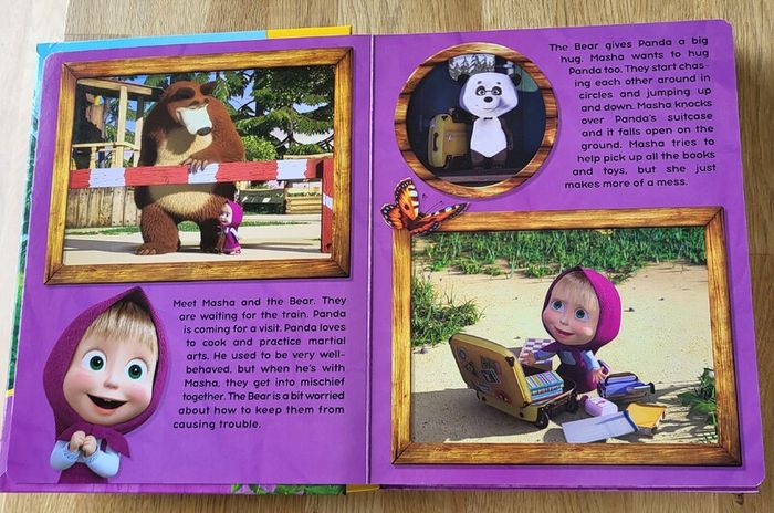 Masha and the bear my busy books set