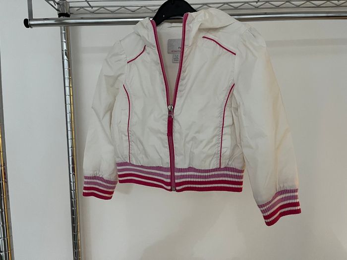 Next Girl's hooded raincoat, Age 3-4 (Free girls items for first buyer to offer asking price on this)
