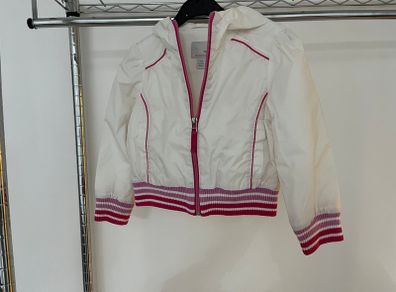 Next Girl's hooded raincoat, Age 3-4 (Free girls items for first buyer to offer asking price on this)