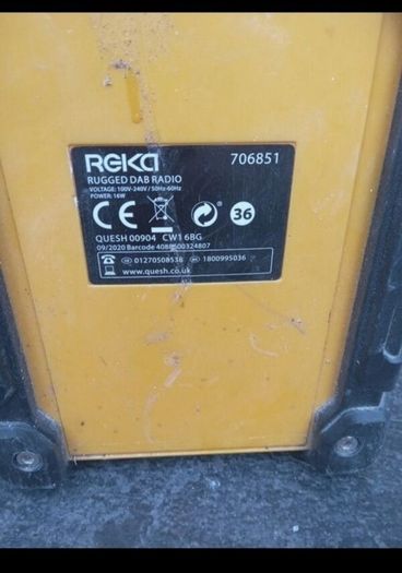 Reka Rugged DAB Radio