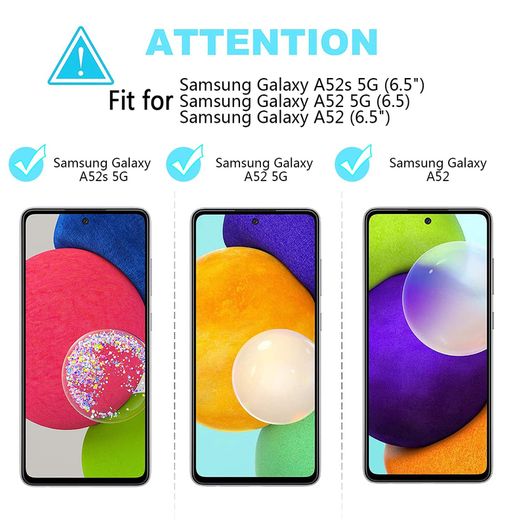 For Samsung Galaxy A52 / A52 5G Tempered Glass Screen Protector Saver Cover New - FHT15SMTG