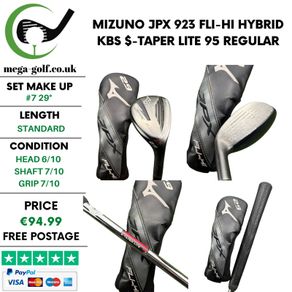 Mizuno JPX 923 Fli-Hi Hybrid / #7 29 Degree / Kbs C-Taper Lite 95 Regular