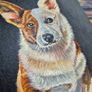 Corgi | Original oil painting on canvas panel Image 8