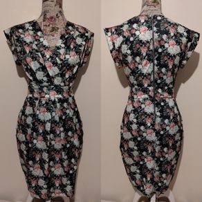 Qed London Floral Pocket Dress