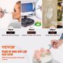 Airbrush Kit, Portable Airbrush Set with Compressor, Airbrushing System Kit with Multi-purpose Dual-action Gravity Feed Airbrushes, Art Nail Cookie Tattoo Makeup Cake Decorating Spray Model Craf Image 2