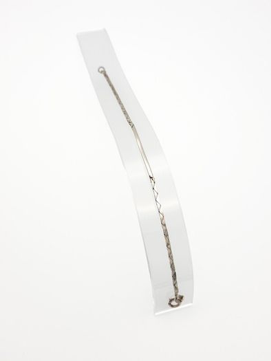 Vintage 925 Sterling Silver Geometric Link Bracelet