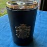 Vintage pint glass in leather holder Image 2