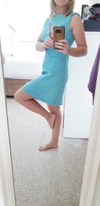 Turquoise Green Closet Dress - Size 8