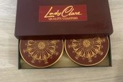 Vintage Lady Clare boxed coasters