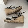 LK Bennett black wedge sandles Image 2