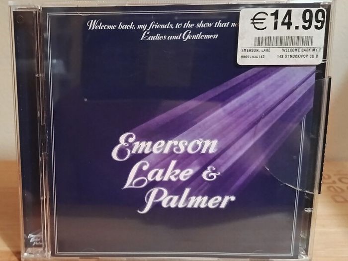 Emerson Lake & Palmer Welcome Back My Friends to the Show That Never Ends  Ladies and Gentlemen 2 CD Live Album