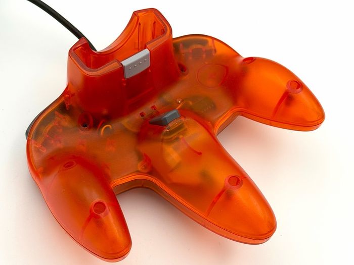 Nintendo N64 Funtastic Fire Orange Console - Mint Condition