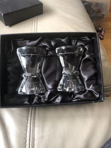 cashel living crystal candle holders