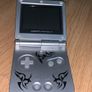 Retro Nintendo Game Boy Advance SP  "Tribal Limited Edition" comes with "Rayman Hoodlums revenge" game Image 4
